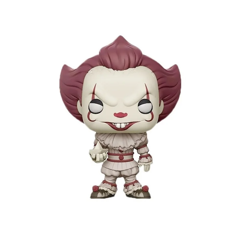 FUNKO POP фильмы Стивен Кинг это фильм и ТВ Джокер игрушки клоуны для детей Рождество V для вендетты детский подарок на день рождения - Цвет: without box472
