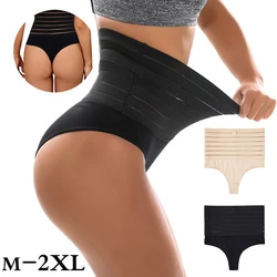 Culotte amincissante post partum pour femmes, culotte taille haute pour contrôle du ventre, sous vêtement gainant, lève les fesses 
