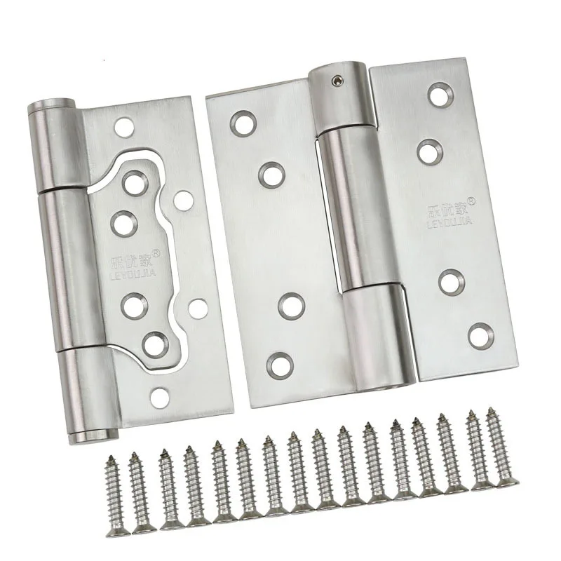 

Picture Spring Hinge Hidden Door Hinge Automatic Door Closing Stainless Steel Sub-mother Hinge Buffer Hidden Hydraulic