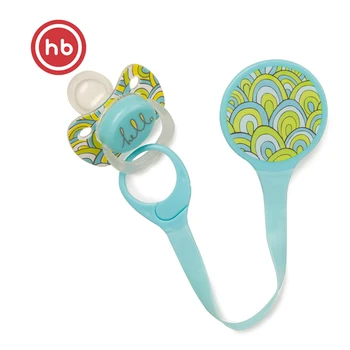 

Pacifiers Leashes & Cases Happy Baby 11007 soother nipple holder for pacifiers tape reps for baby for infants chain clothespin newborn