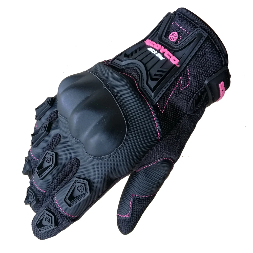 Guantes de la Motocicleta de las mujeres verano bicicleta Guantes Moto Luvas Da Motocicleta Motocross en guante carrera ciclismo guante