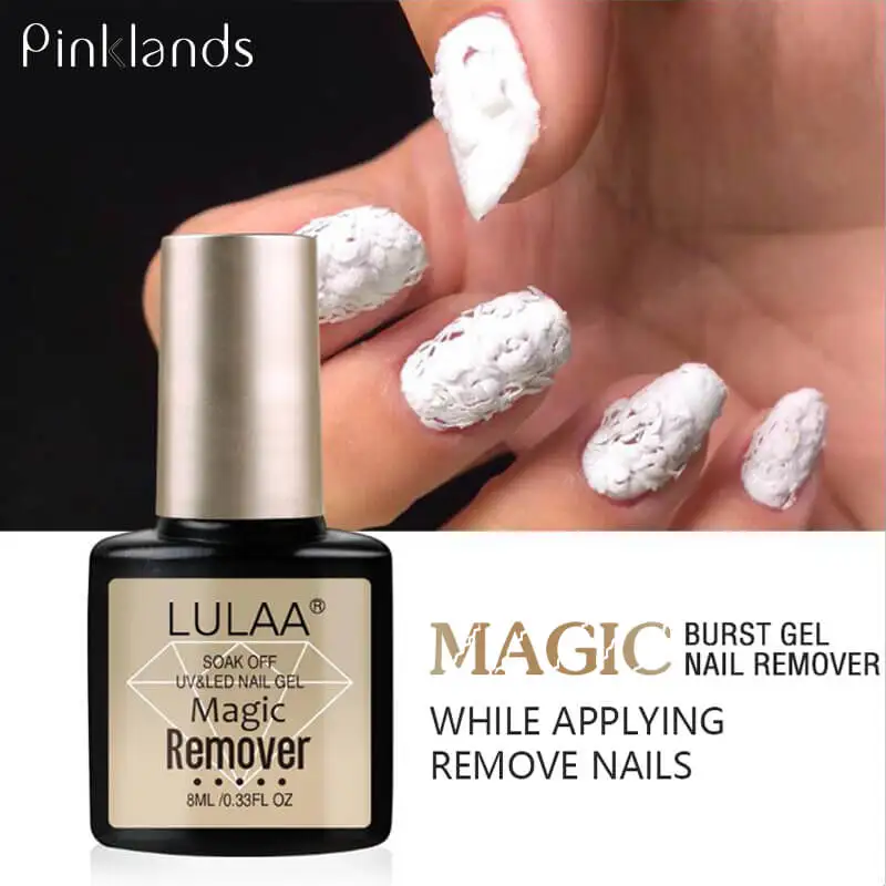 УФ-гель для ногтей Burst Magic Nail Remover Жидкость для удаления липкого слоя Замачивание Гель-лак обезжириватель очиститель маникюрные инструменты