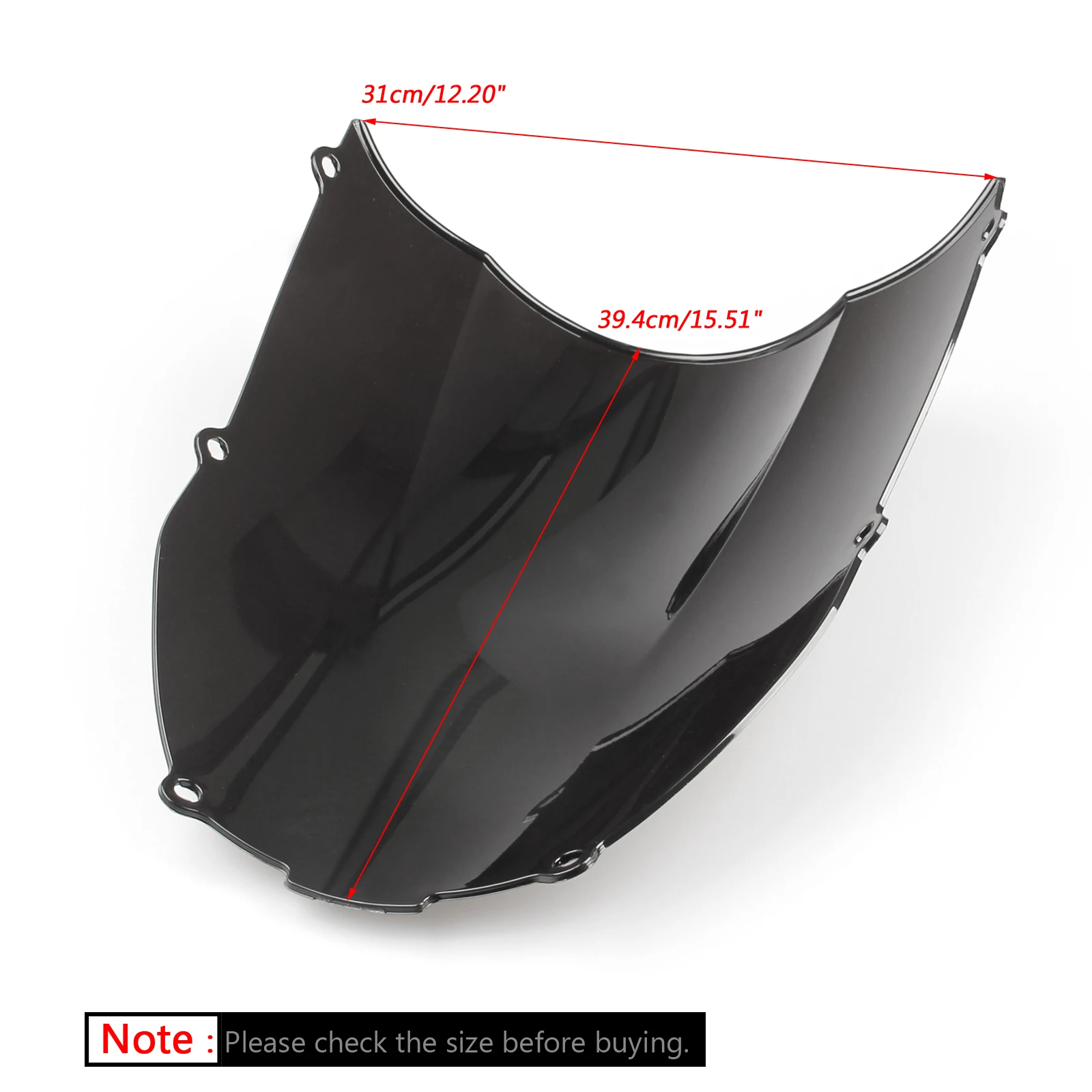 Artudatech ABS пластик лобовое стекло ветер экран для Kawasaki ZX636 ZX6R 2000-2002 ZZR600 2005-2009 ветровой экран Мотоцикл Запчасти