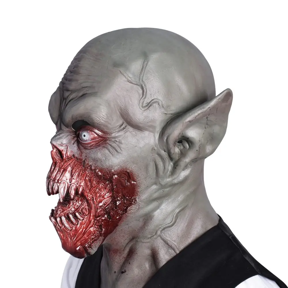 xixuegui01mascarello party mask halloween mask scary mask skull face mask led mask silicone mask latex mask purge mask realistic mascara glowing for women man kids costume