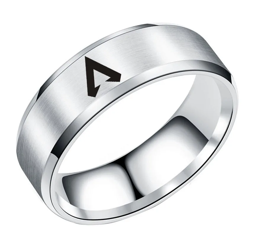 Hot Game Apex Legends Ring Titanium Steel Hero Ring Stainless Steel Ring for Freind Best Gift Ring Championship Rings 