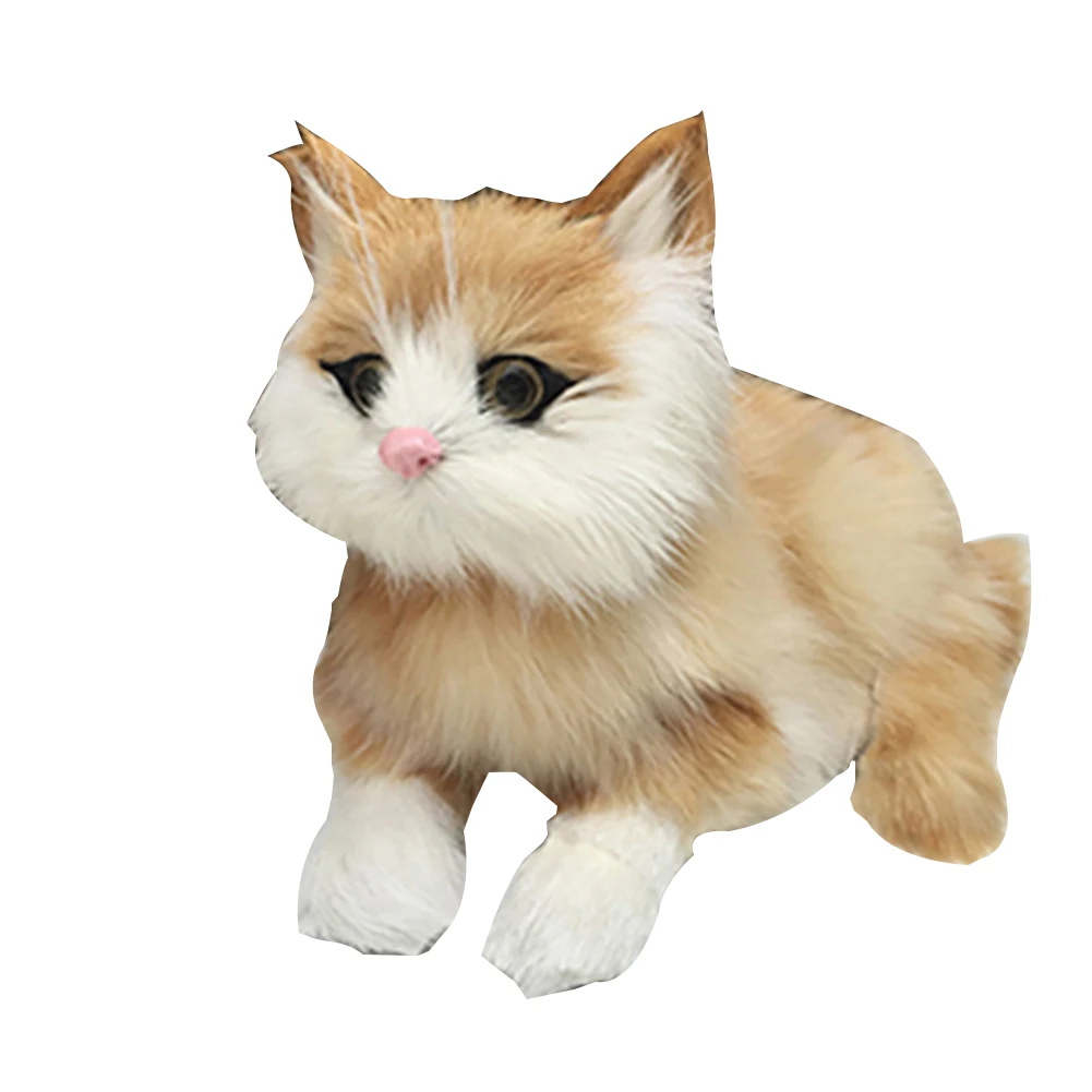 Imbir cat plush. Имитация кошка. Искусственная кошка. Игрушка кошка для детей. Моделирование кота.