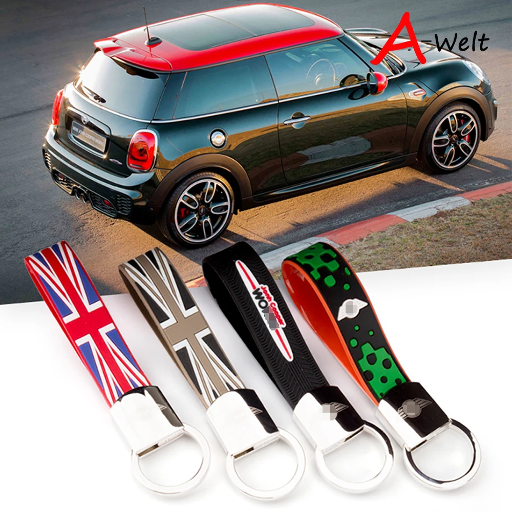 Porte cle noir black pour Mini One Cooper r55 r56 r57 r58 r59 r60 r61