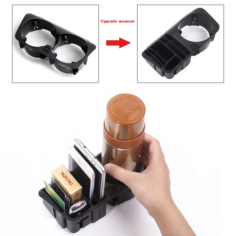 Center console cup holder For C Class W205 GLC Class X253 E Class W213 Mercedes Benz Central armrest original fit Storage Box