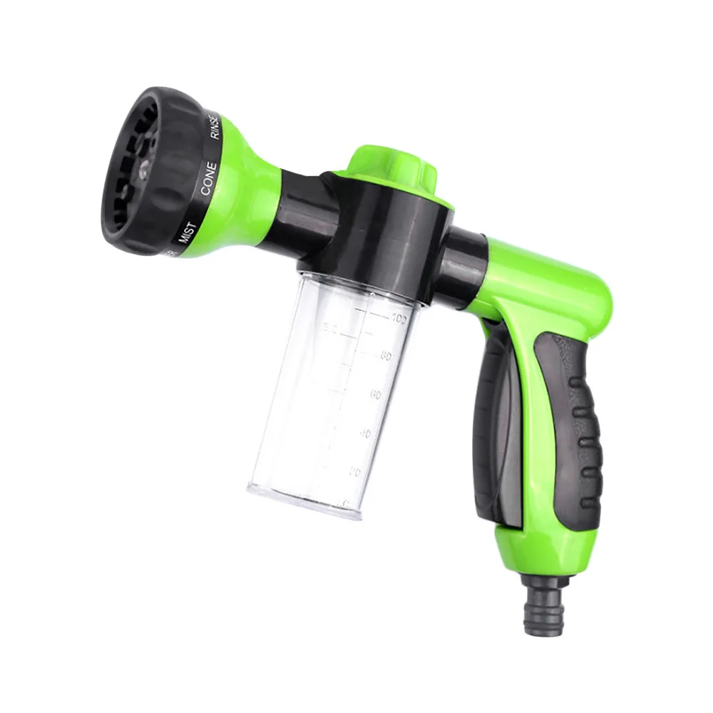 

2019 High Quality Foam Car Washer Sprayer Garden Hose Nozzle Sprayer With 8 Modes For Car Pet Plants Pressure Washer