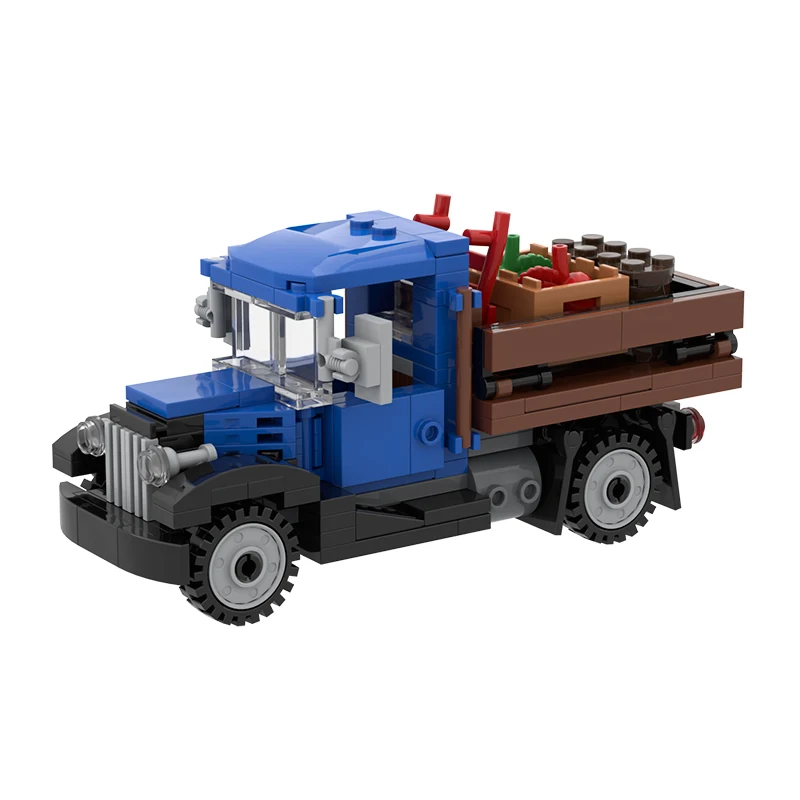 MOC Ретро 1930 с доставкой семейная ферма набор отличные товары автомобильные
