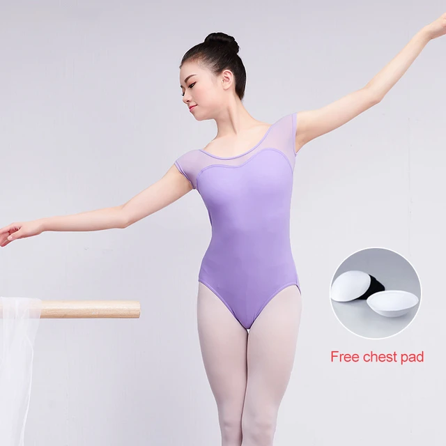 Leotardos de Ballet para mujer, camisola de algodón y LICRA para adultos,  Ropa de baile, leotardos de gimnasia para mujer, blanco y negro, novedad -  AliExpress