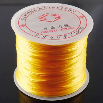 

45m Length Yellow Stretch Elastic Bead Cord Thread String for Bracelet necklace Jewelry Making PH3000