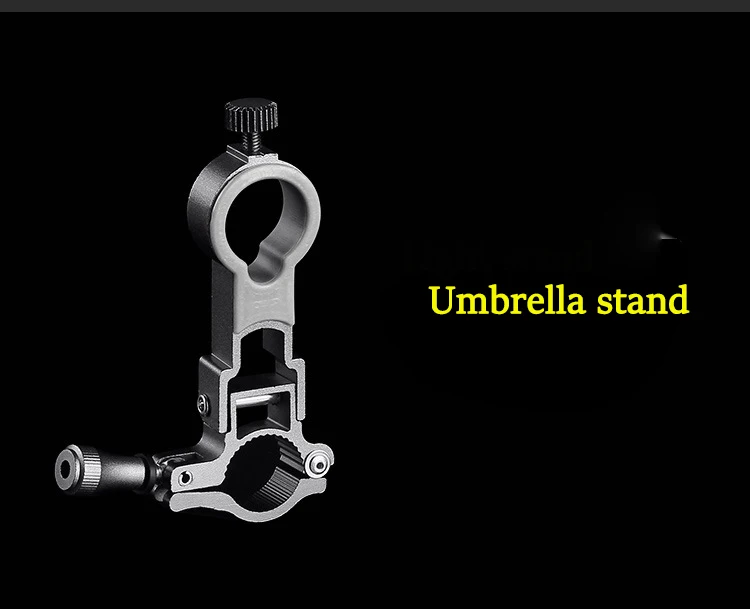 Umbrella stand2pcs Аксессуары для рыболовного стула из магниевого алюминиевого сплава, револьверная клетка для рыбы, приманка для рыбы, светильник, подставка, подходит для большинства рыболовных стульев - Цвет: Umbrella stand2pcs