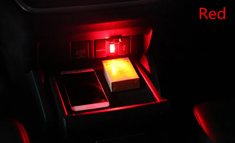 Автомобильный USB светодиодный светильник, декоративная лампа для ford focus 3 kia sportage toyota chr skoda octavia suzuki jimny