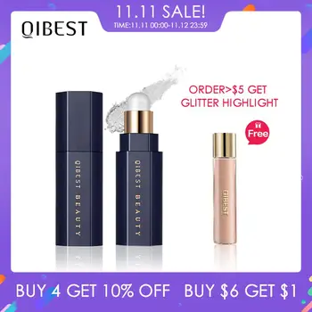 

QIBEST Makeup Highlighter Stick Makeup Face Contour Bronzer 3D Brighten Makeup Corrector Contour Stick Illuminator Face Glow
