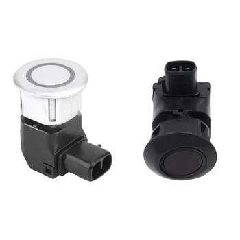 

NEW-5 Pcs Of Car Reversing Sensor Parking Distance Control Sensor-1 Pcs Black + White & 4 Pcs Black