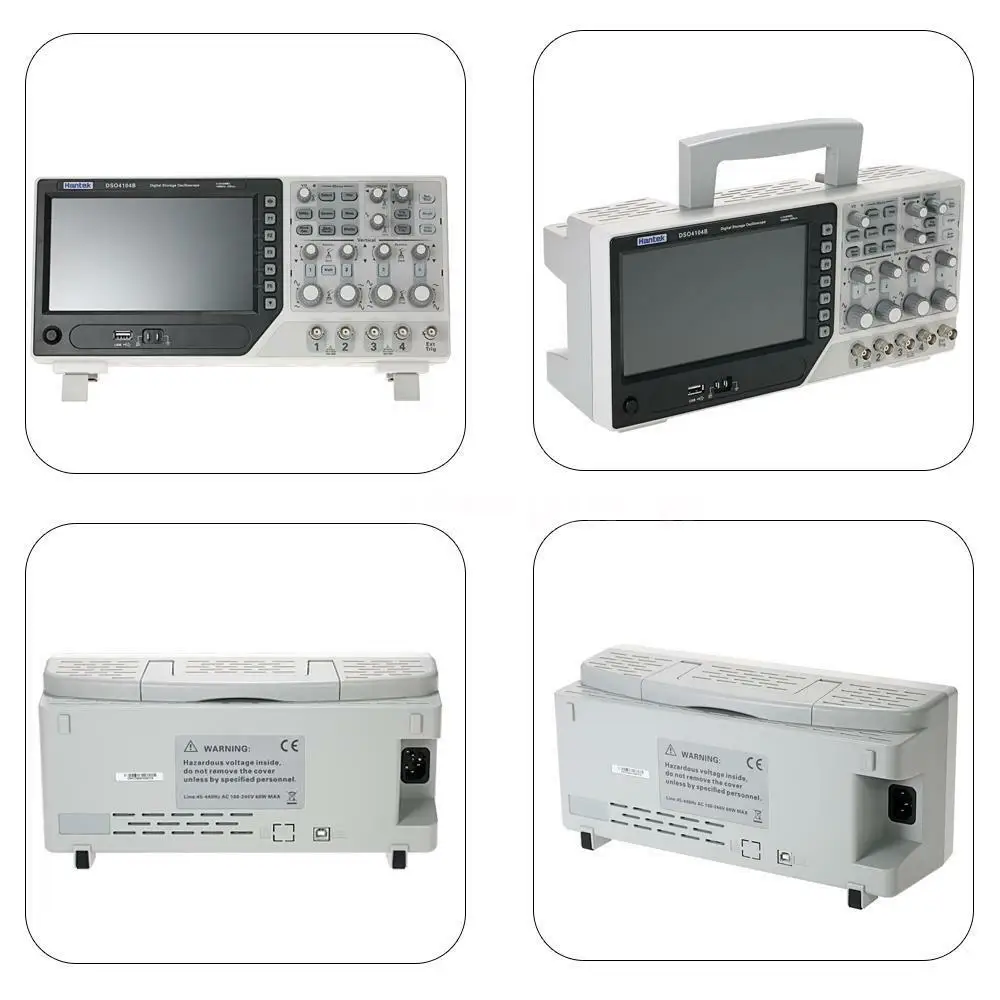 Hantek DSO4104B осциллограф 100 МГц 4 канала 1GSa/s+ 64K цифровой осциллограф с автоматическим диапазоном функция осциллографа