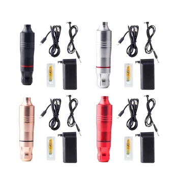 

Rotary Tattoo Machine Pen Silent Motor Eyebrow Lip Eyeliner Permanent Makeup Tattoo with DC Mobile Power