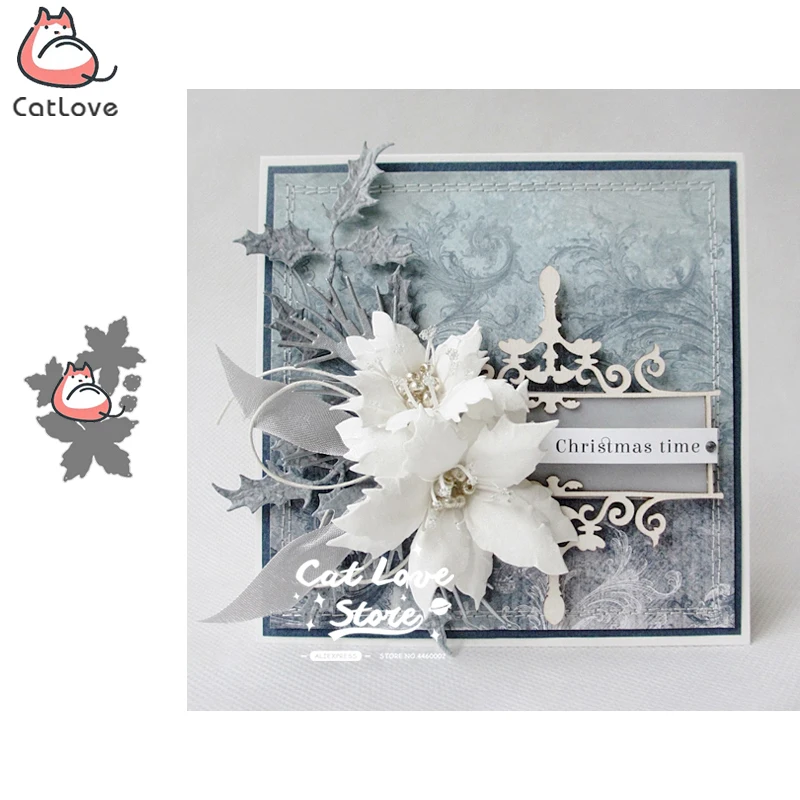 

3PCS Flowers Plant Metal Cutting Dies Scrapbooking Stencil DIY Decorative Craft Embossing Die Cuts Card Making New Dies For 2019