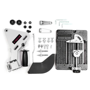 Angle Grinder Stand Holder Cutter Support Bracket Diy Cutting Machine Cast Iron Base For 100-125 Angle Grinder Tool Accessory 6