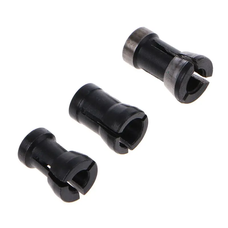 

3pcs Woodworking Milling Cutter Chucks Kit Conversion Collet For Engraving Trimming Machine