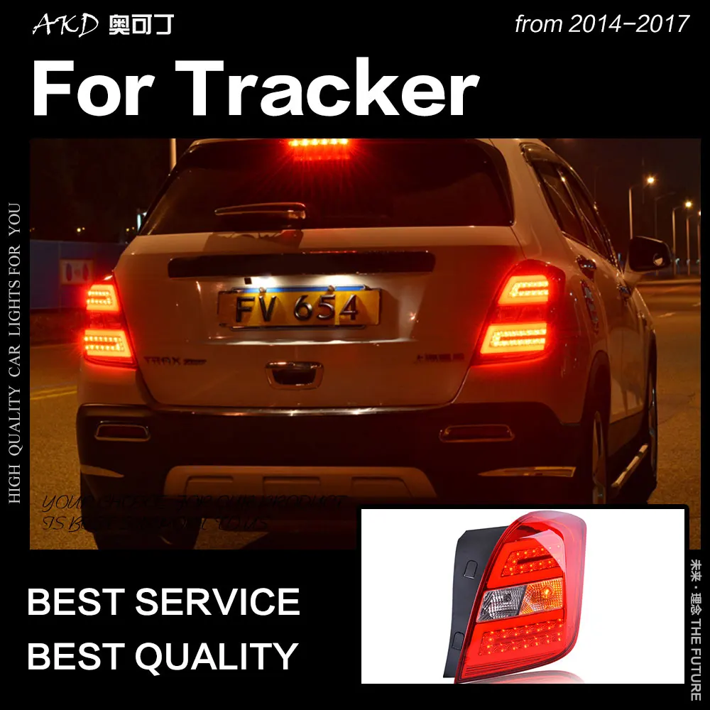АКД стайлинга автомобилей Для Chevrolet Trax задние фонари 2013 2017 трекер светодиодный