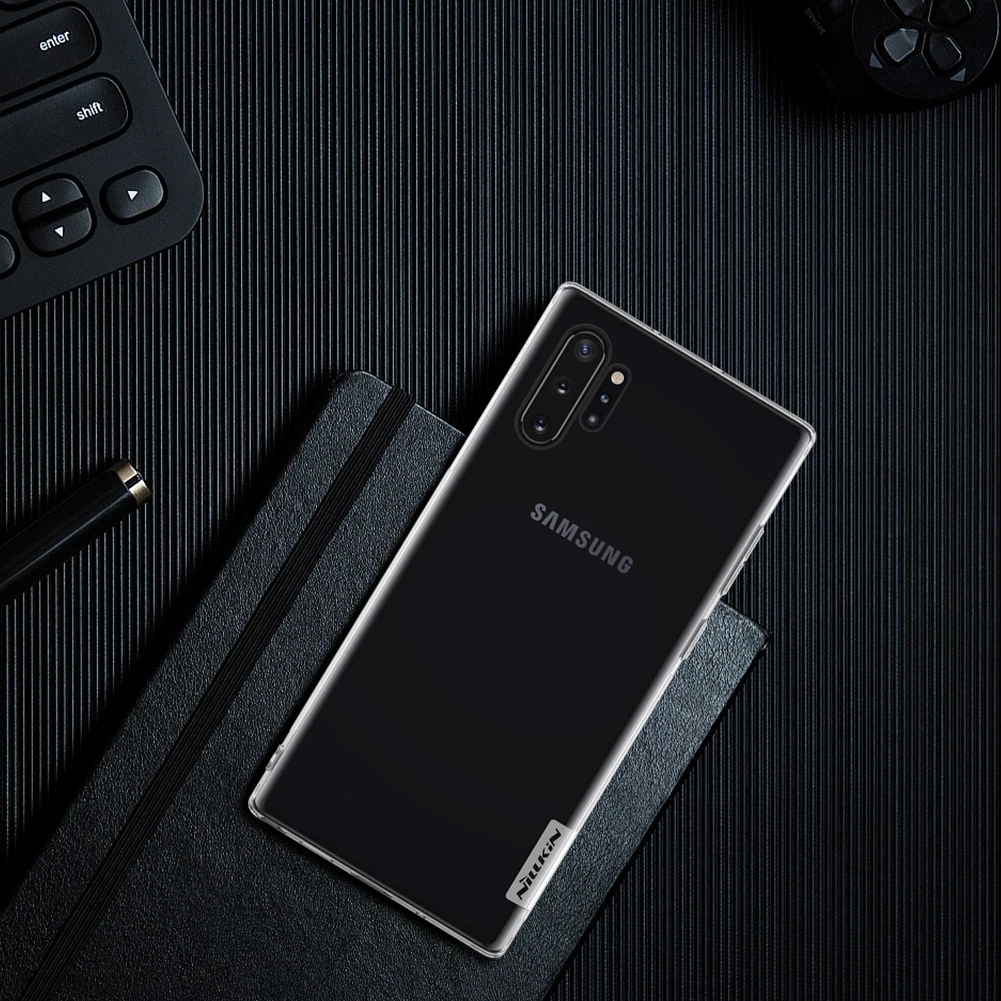 Nilkin для samsung Note 8 9 10 Plus 5G кейс чехол мягкий силиконовый TPU прозрачный чехол для samsung Galaxy Note 10+ Note10