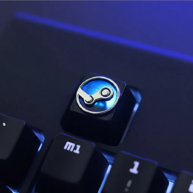  LOL/OW/DOTA Theme Keycaps Hand-Engraved Aluminium Alloy Embossment Backlit Key caps for Mechanical 