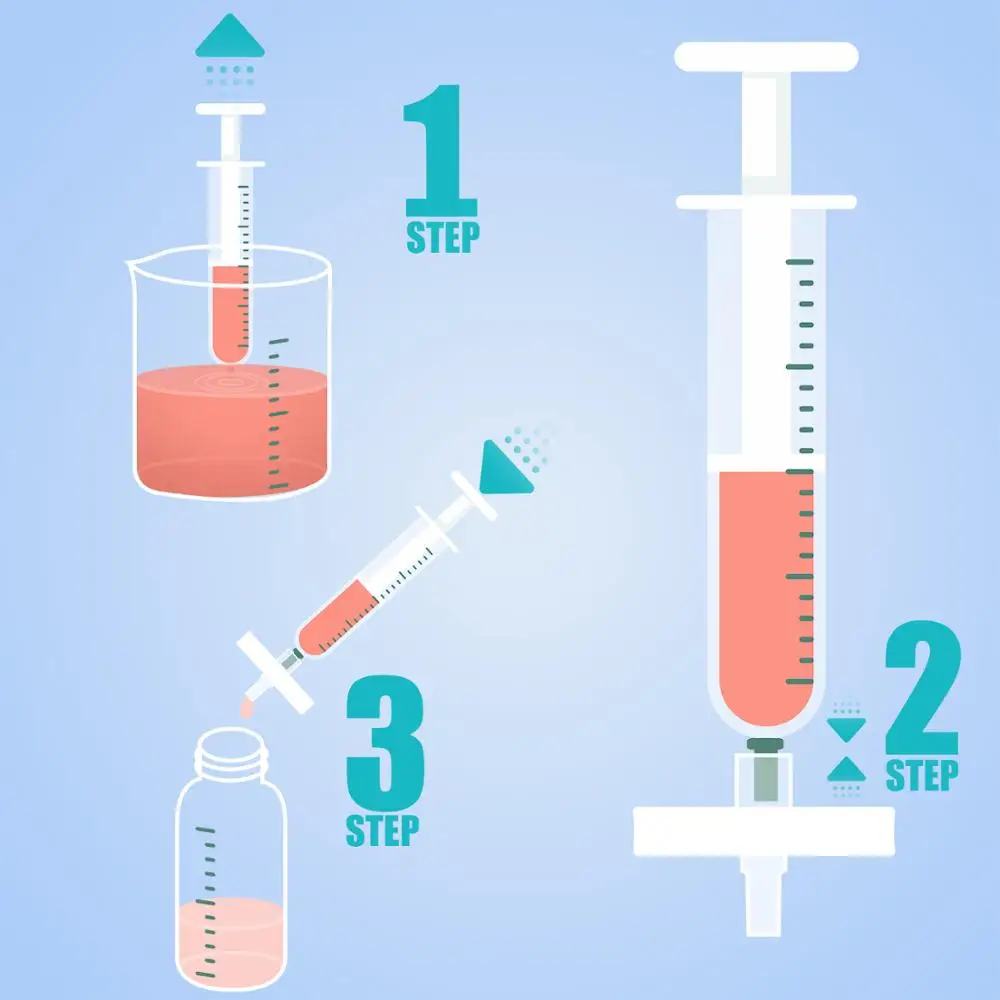 Sterile Syringe Filters,PVDF Membrane 0.45μm Pore Size,25mm Diameter,25 Pcs Individually Packed by Ks-Tek