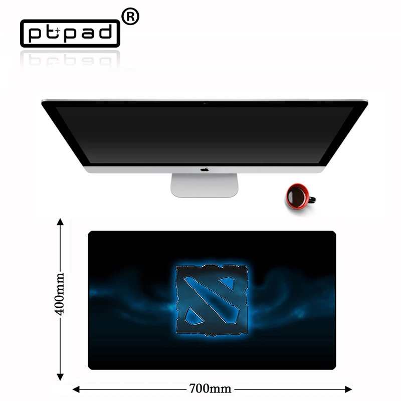 

DOTA 2 Large XL Lockedge Gaming Computer Keyboard Mouse Pad Mat Natural Rubber Anti-slip PC Laptop Game Gamer Mousepsd Desk Mats