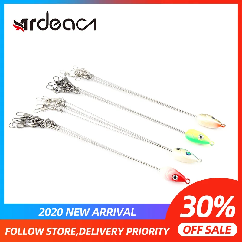  Umbrella Fishing lure Rig 5 Arms Alabama Rig Head Swimming Bait Bass with Swivel Snap Connector Min