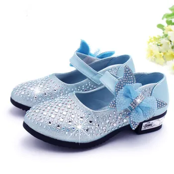 

New Princess Children Princess Sandals Kids Girls Wedding Shoes Dress Shoes Girls Party Shoes