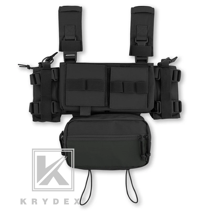 KRYDEX MK3 тактическая нагрудная установка мини Spiritus Airsoft охотничий жилет Ranger Военный Тактический Перевозчик жилет с подсумок