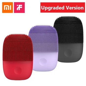 Xiaomi Norma Mijia Inface Pulizia Del Viso Spazzola Versione di Aggiornamento di Sonic Elettrico Pennello per Il Viso Pulizia Profonda IPX7 Impermeabile 5 Modalità