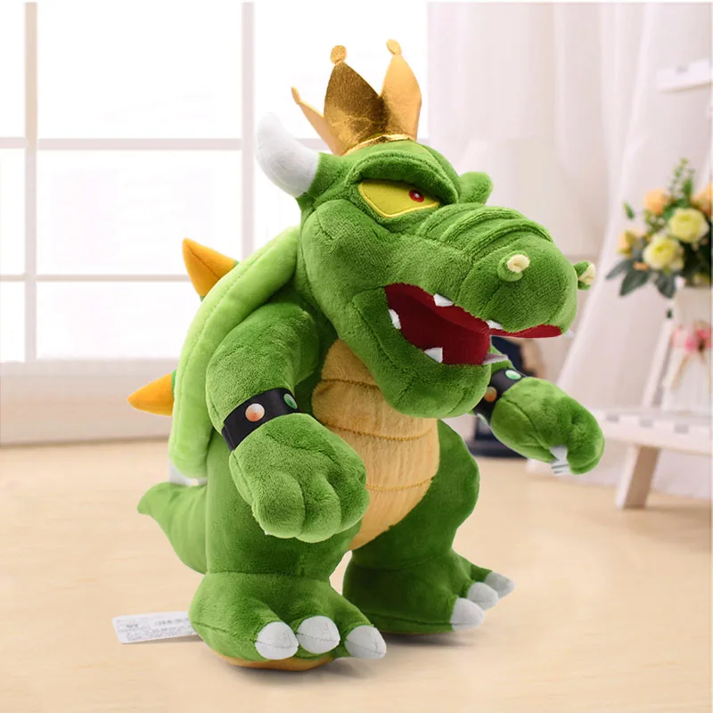 Цена оптовой продажи 1" 30 см зеленый King BOWSER koopa Мягкие плюшевые куклы мягкие игрушки для детей рождественские подарки, розничная, Зимняя распродажа