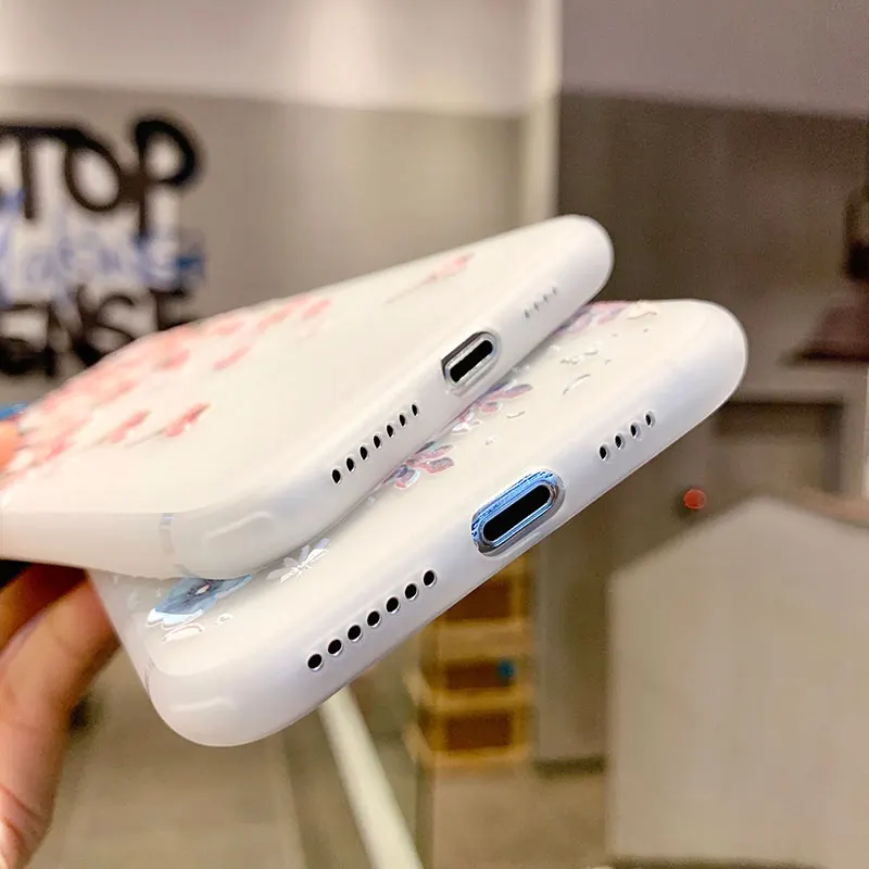 SoCouple мягкий TPU чехол для samsung Galaxy a70 a50 a10 a20 a30 a40 a60 S8 S9 S10 плюс S10e Note 8, 9, 10, рельеф цветок чехол для телефона