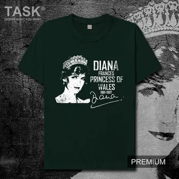 

Celebrity Diana Spencer United Kingdom Charity angel Princess of the people new Tops t-shirt Short sleeve clothes cotton mens 01