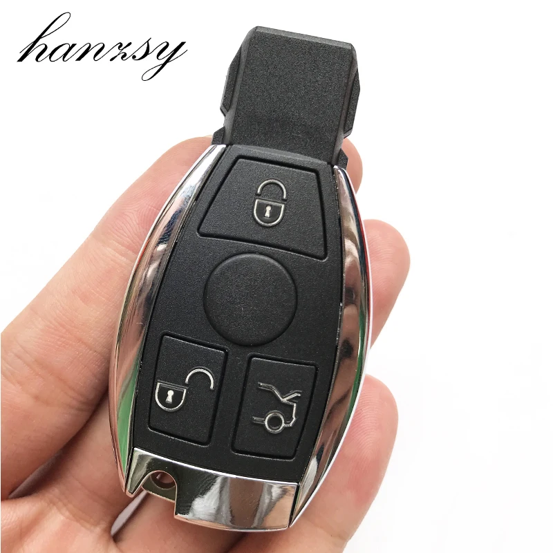 3 кнопки смарт-ключ чехол для Mercedes-Benz BGA W203 W210 W211 AMG W204 C E S CLS CLK Автомобильный Брелок
