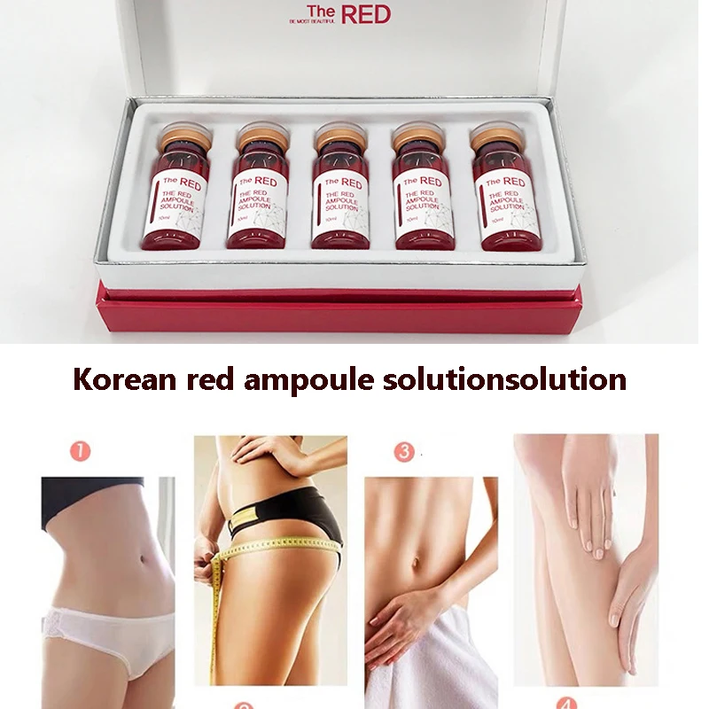 

korea 10ml The Red Ampoule Solution Lipo Lab PPC injection Weight Loss hyaluronic acid for body liposuction lipolysis Weight Los