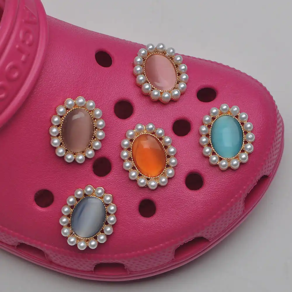 rhinestone croc charms