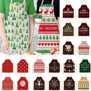 

Christmas Apron Merry Christmas Decorations for Home 2020 Christmas Kitchen Decor Navidad Noel Ornament Xmas Gifts New Year 2021