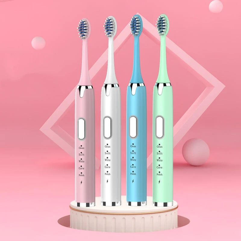 Powerful Sonic Electric Toothbrush Adult 5 Mode Washable USB Rechargeable Replacement Heads Whitening Teeth Automatic Toothbrush Powerful Sonic Electric Toothbrush Adult 5 Mode Washable USB Rechargeable Replacement Heads Whitening Teeth Automatic Toothbrush