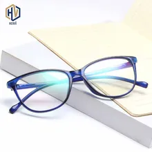 Модные женские прозрачные очки для близорукости, оправа для очков кошачий глаз, сиамские очки, оправа для мужчин, Ультралегкая Удобная оправа для очков