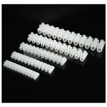 Terminal de parafuso, conector de fio 3a 5a 10a, fileira dupla, 12 posições, barreira, bloco de fita, terminal conector elétrico de plástico