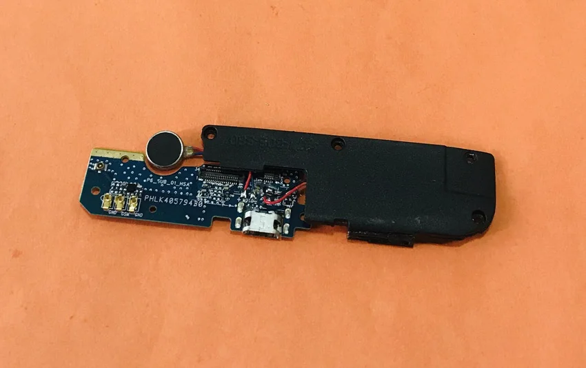 Б/у оригинальный USB разъем плата зарядки + Громкий динамик для Uhans Max 2 MT6750T