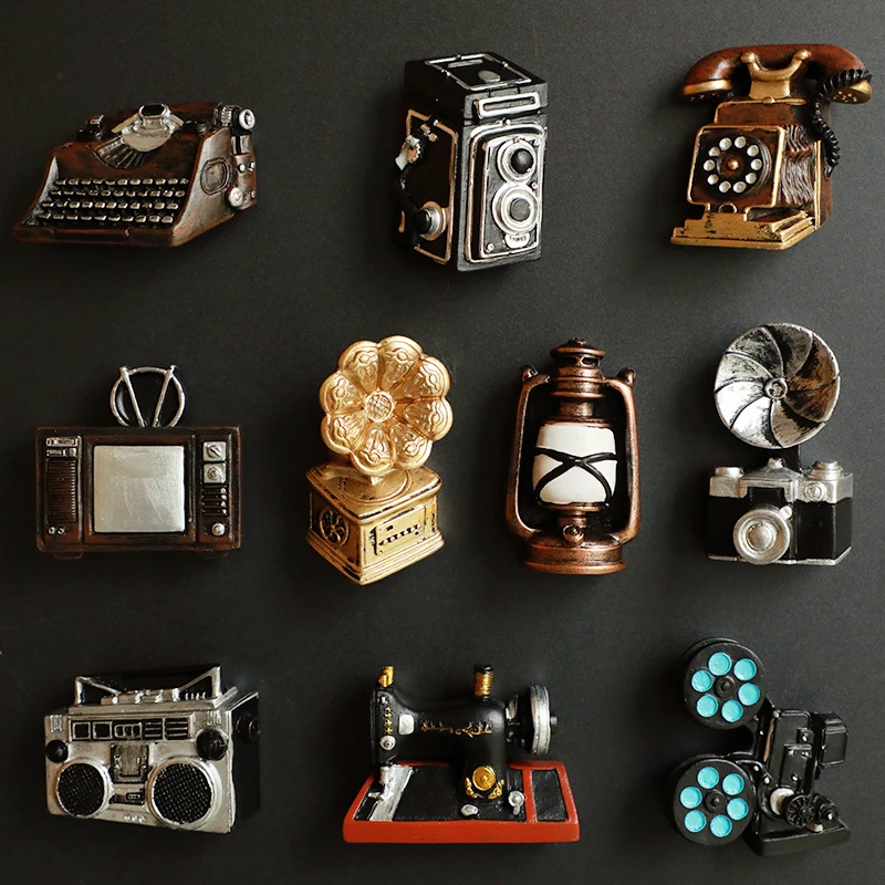 Household Retro Fridge Mini Personality Creative Refrigerator