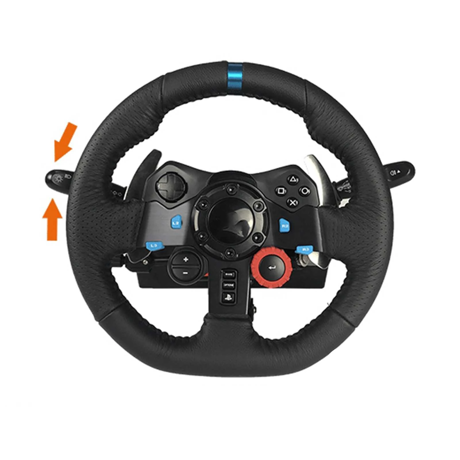 Upgrade Type DIY Racing Simulator Steering Wheel Turn Signal Wiper Lever  Switch For Logitech G27 G29 G920 G923 Logitech With Cover 