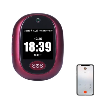 

IP67 Waterproof 4G 3G GSM GPRS SOS Button emergency alarm Real-time GPS tracking two way talking for elderly care