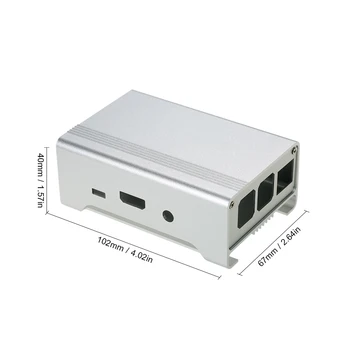 

Hot Aluminum Alloy Protective Case Housing Shell Enclosure Box for Raspberry Pi 3, Pi 2 and B+ with Cooling Fan