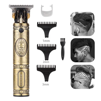 

USB Rechargeable Hair Clippers Baldheaded Quality Electric Hair Trimmer Men Barber Hair Cutting Machine Cordless Shaver Trimmer